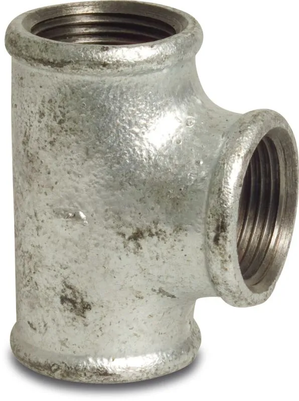 Profec Nr. 130 T-piece 90° cast iron DVGW 25 bar female thread Profec Nr. 130 T-piece 90° cast iron DVGW 25 bar female thread