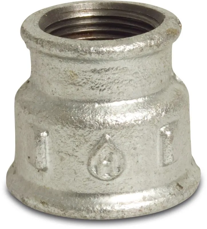 Profec Nr. 240 Reducer socket cast iron DVGW 25 bar female thread Profec Nr. 240 Reducer socket cast iron DVGW 25 bar female thread