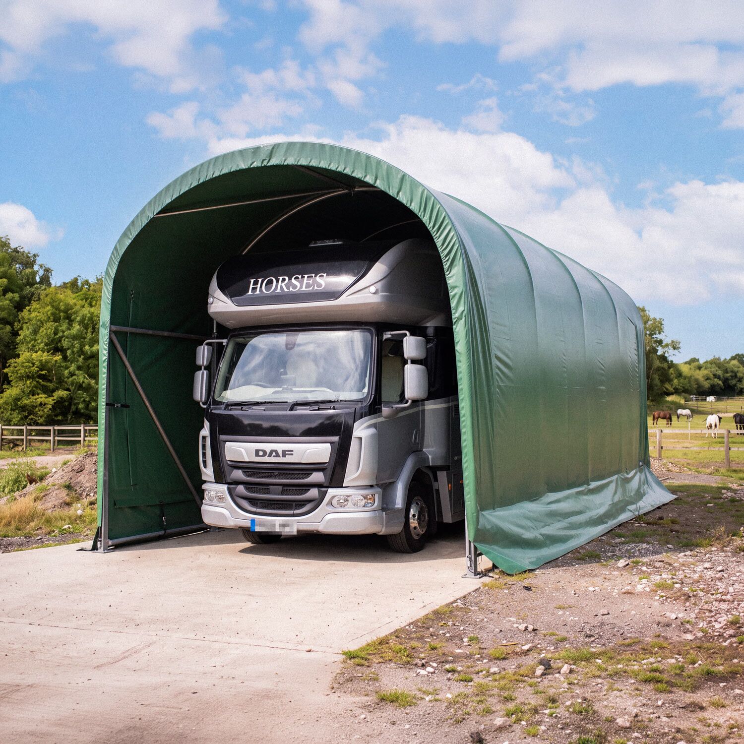 Horsebox Shelter Horsebox Shelter