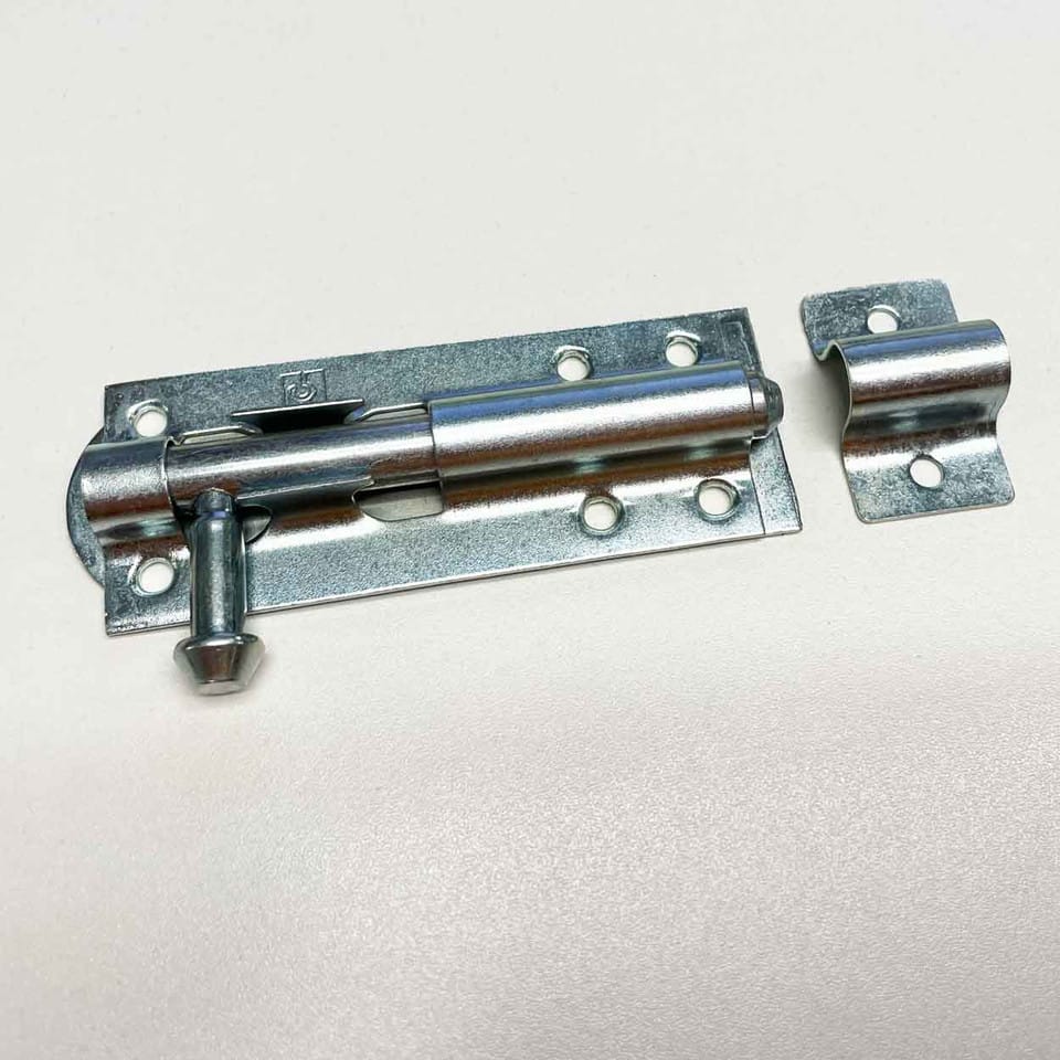 Zinc 100mm Tower Bolt Zinc 100mm Tower Bolt