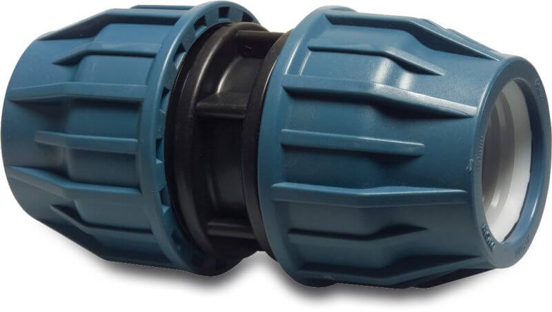 Jason Socket PP DVGW/KIWA/WRAS/SVGW 16 bar compression black/blue Jason Socket PP DVGW/KIWA/WRAS/SVGW 16 bar compression black/blue